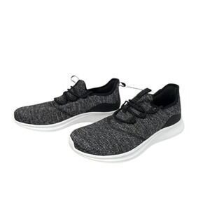 Avia Mens Comfort Sock Lightweight 12W Black Tweed Athletic Foam Sneaker‎